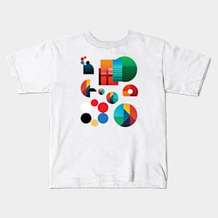 Color circles minimalist Kids T-Shirt